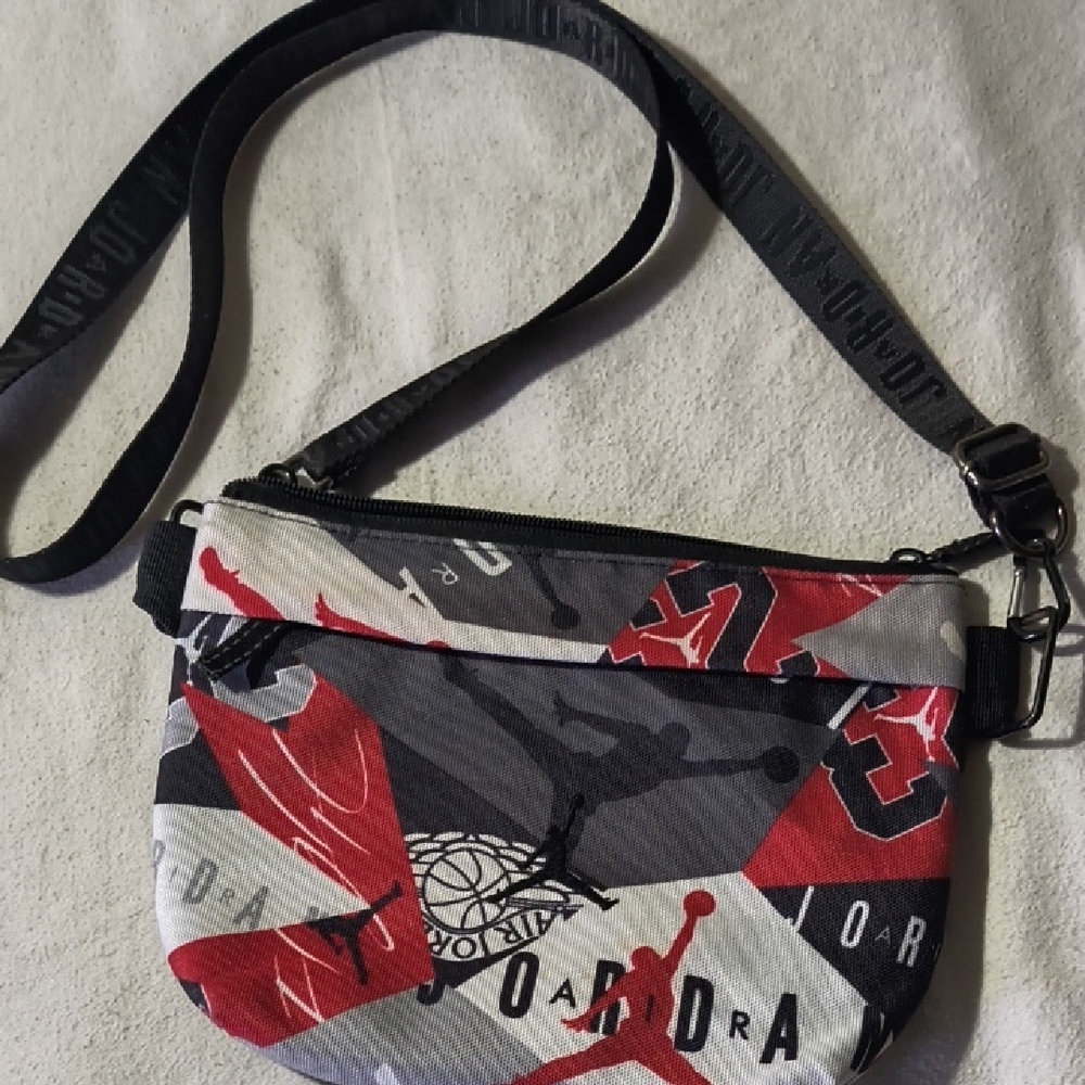 Jordan Red and Black Crossbody Bag